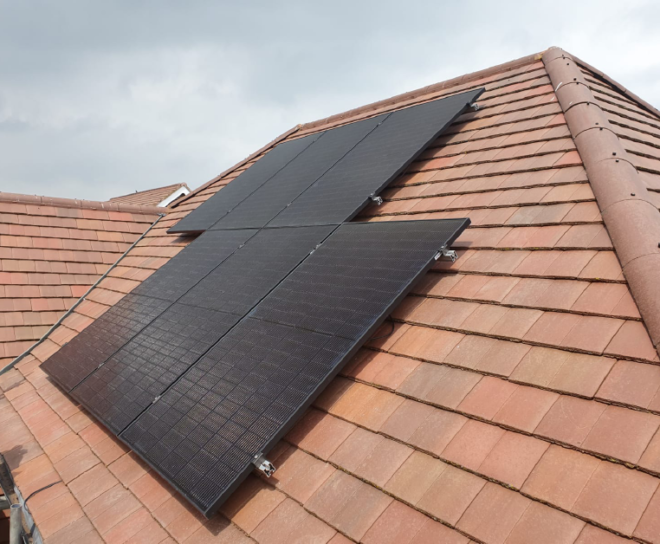 Residential Solar Panels on Roof