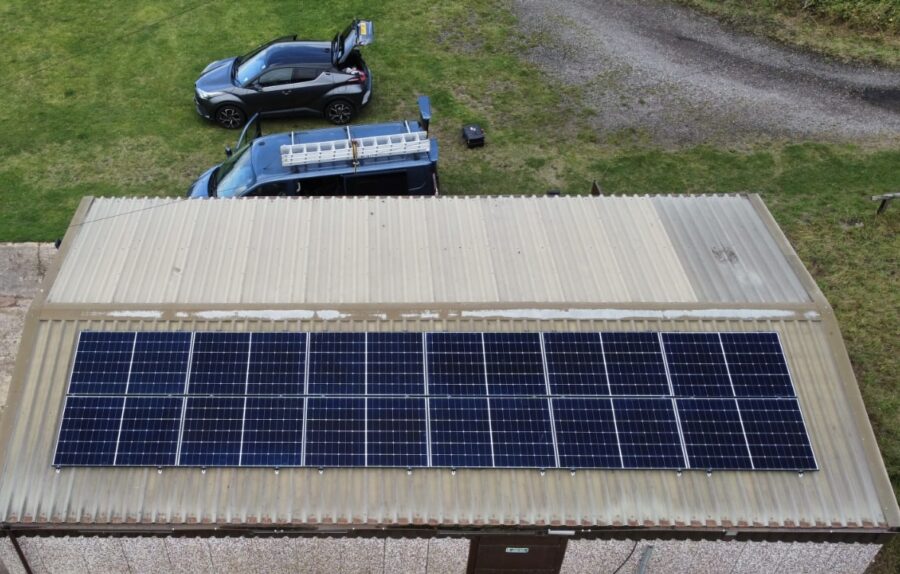 Sustainable Solar Panels Scouts Hut Insolation Solar