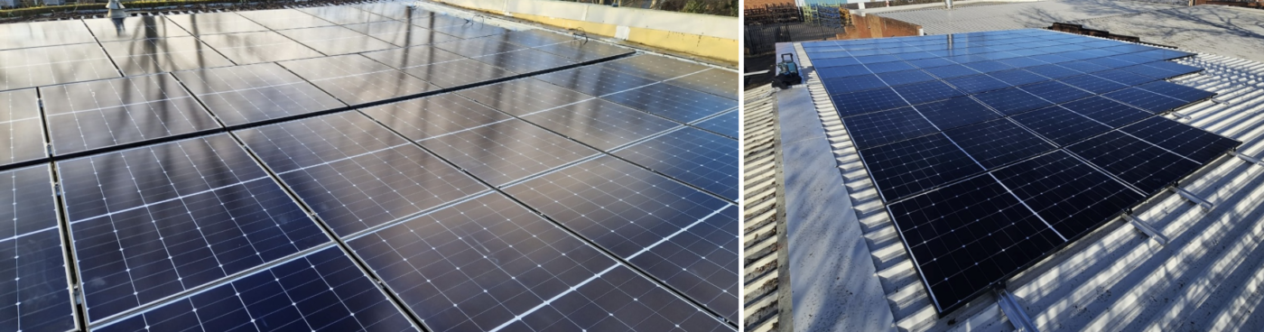 Hughes Print Commercial Solar Panel Installation
