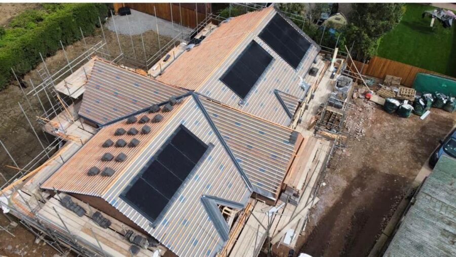 New Home Solar Installation Staffordshire