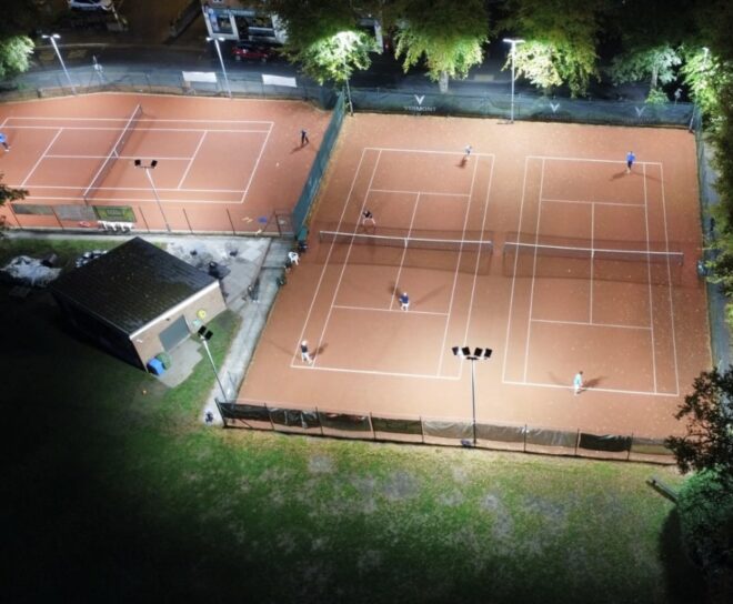 Wombourne Tennis Club Lights